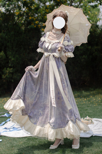 [order Deadline: December 30] Sun and Moon Poem Oil Paint Rose Dress Complete Set