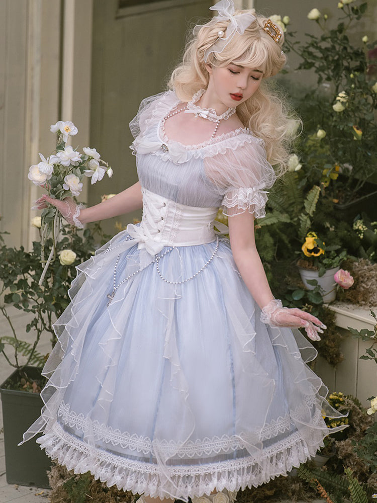 Princess Flower Wedding Tea Party Dress