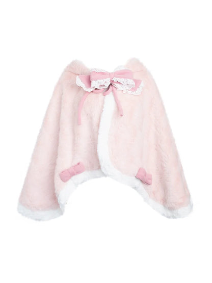 Suspender Skirt + Puff Sleeve Top + Girly Cape