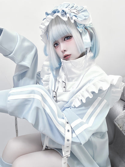 Bionic Angel Aqua Detachable Sleeve Jacket + Pants + Leg Warmers