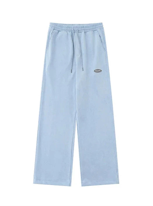 Suede Hooded Sweatshirt Lazy Style Set