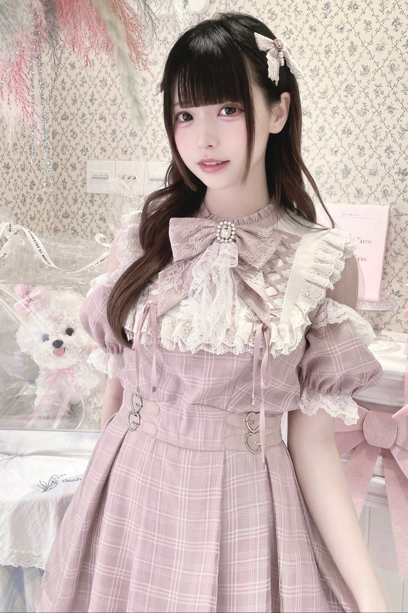 [pre-order] Sweet Plaid Sweet Girly Dress