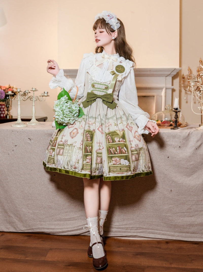 Retro College Style Lolita Dress
