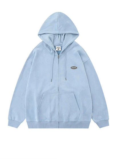 Suede Hooded Sweatshirt Lazy Style Set
