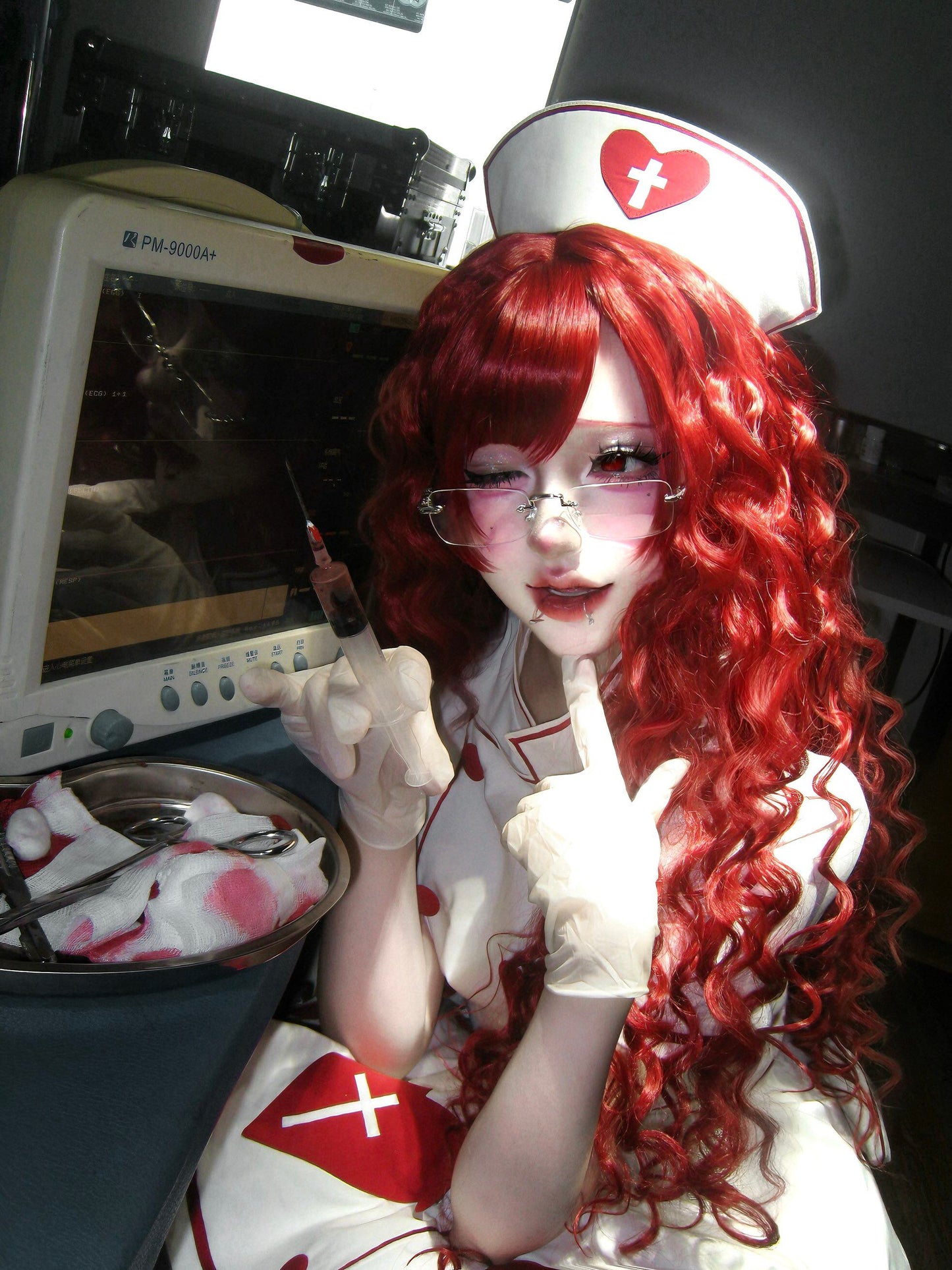 [pre-order Deadline: May 4] Heart Cross Nurse Cosplay Lolita Series Nurse Hat
