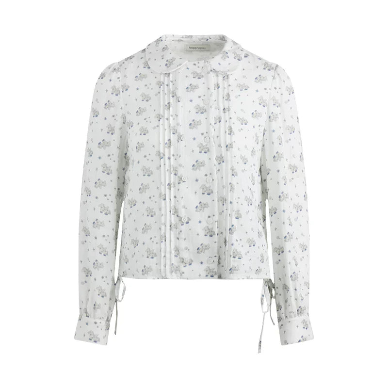 Pony Print Top + Skirt