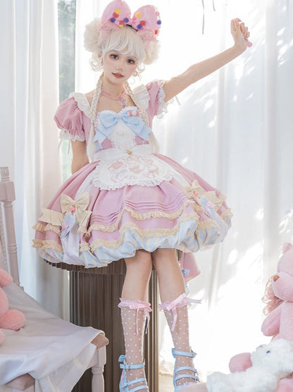 Leopard Cat Sweet Lolita Dress