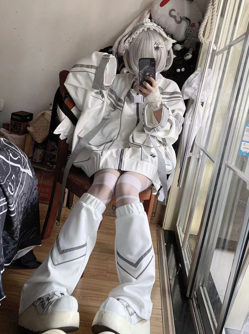 [angel Style] Charge Electronics Original Cyberpunk Sportswear Jacket