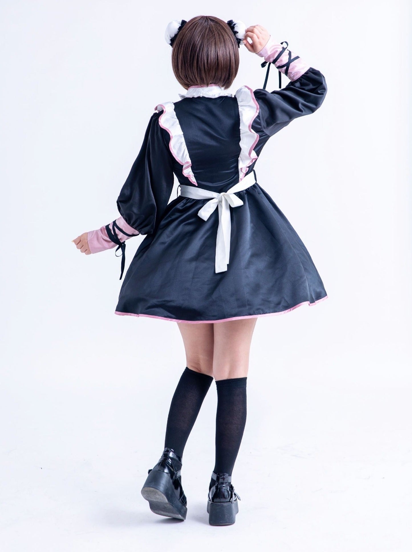 Chinese-style Red Panda Maid Lolita Dress + Accessories
