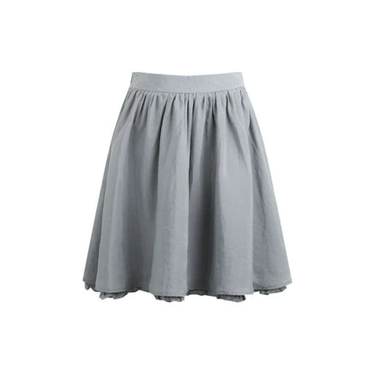 Lace Placket Top + Skirt