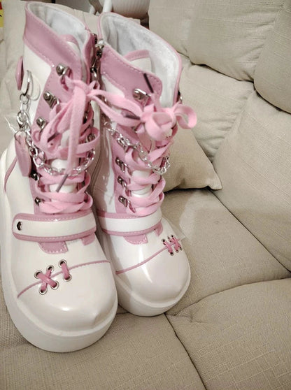 Subculture Mid Calf Half Boots