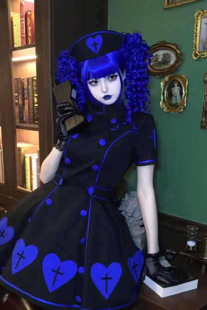 [pre-order Deadline: May 4] Heart Cross Nurse Cosplay Lolita Series Nurse Hat