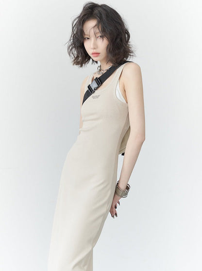 Camisole Long Knit Dress
