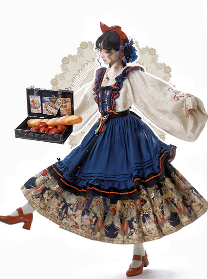 [pre-order] Sous Chan Louise Chinese-style Rabbit Fairy Tale Apron Dress Suit