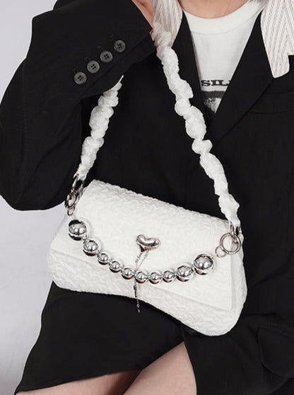 2-way Cross Chain Shirring Bag