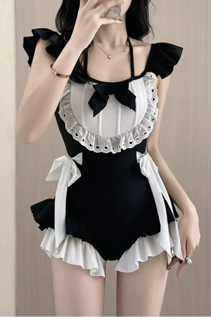 Sweet Ruffle Maid Swimsuit