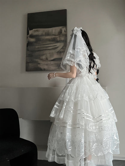 Summer Tiered Lolita Dress + Lolita Jumper Skirt