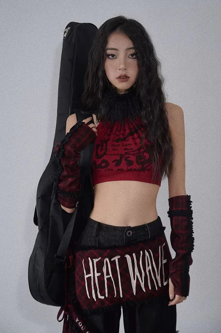 Punk Dark Rock Vest Top