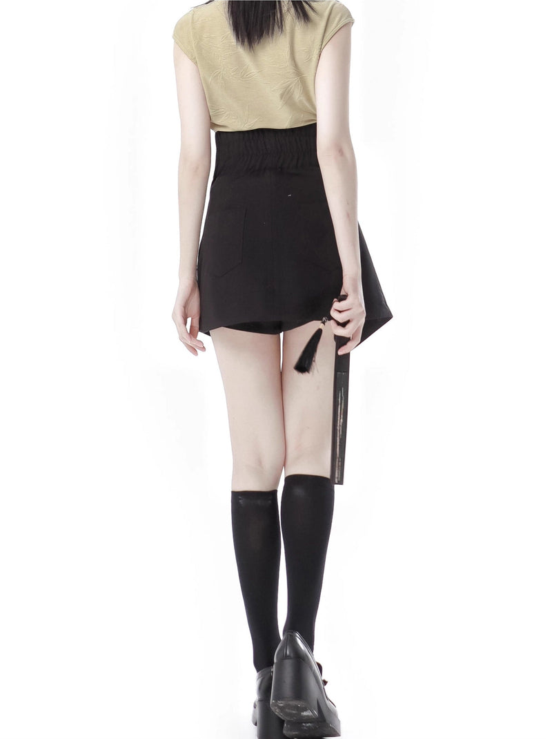 Moonlight Bamboo Leaf Dark Chinese-style Suit