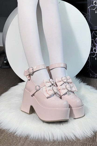 Heart Love Mary Jane Shoes