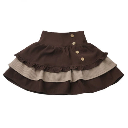 College Lace Top + Tiered Skirt