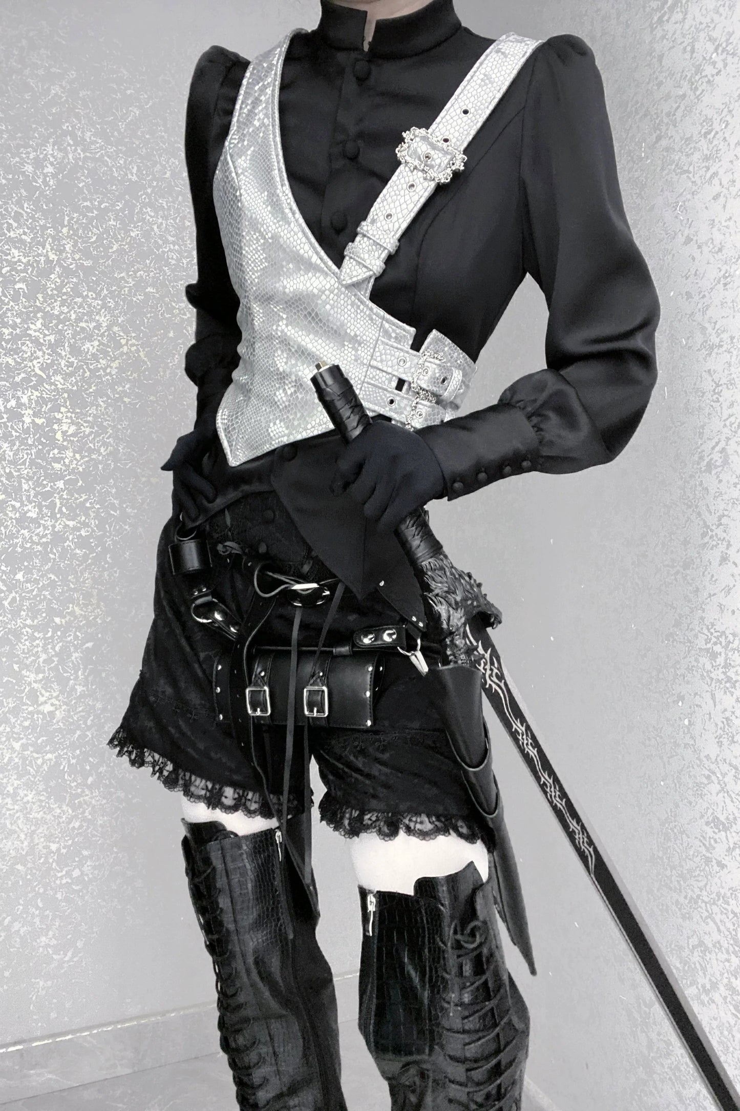 Irregular Gothic Steampunk Vest