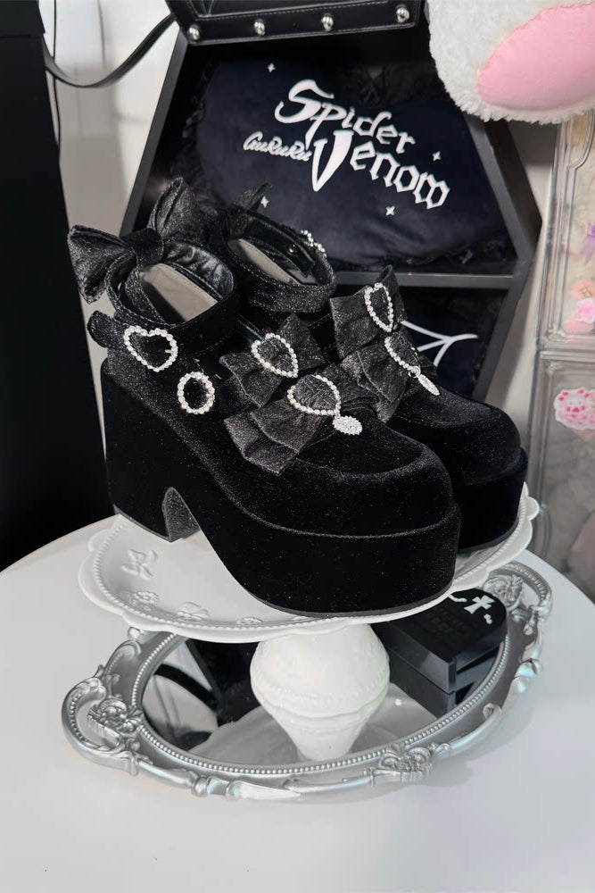 Heart Love Mary Jane Shoes