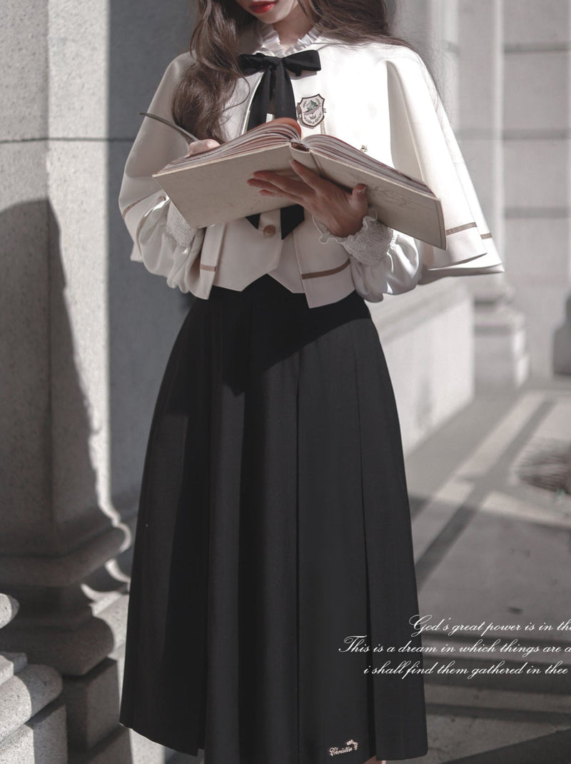 [pre-order] Christine Cape + Vest + Shirt + Long Skirt
