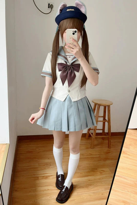 Milk Green Sailor Uniform