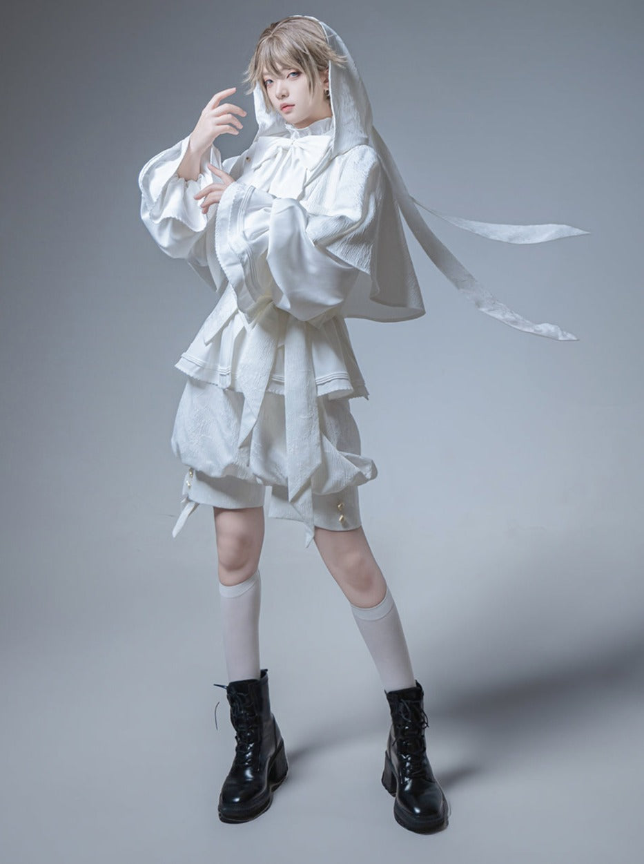 Bunny Prince Hooded Coat + Balloon Shorts + Long Pants [pre-order]