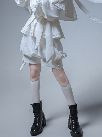 Bunny Prince Hooded Coat + Balloon Shorts + Long Pants [pre-order]