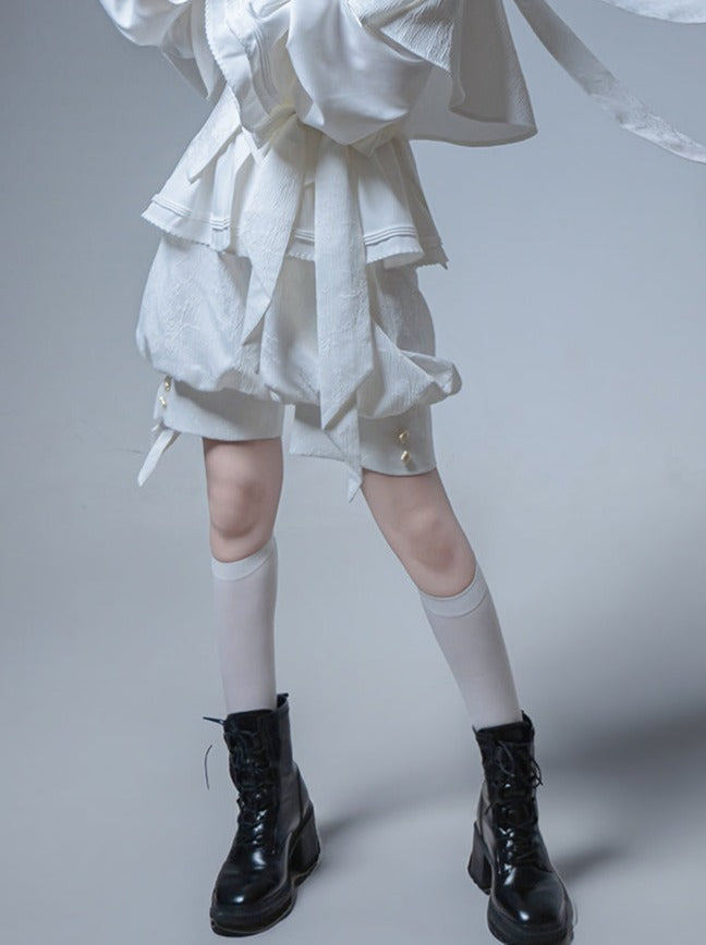 Bunny Prince Hooded Coat + Balloon Shorts + Long Pants [pre-order]