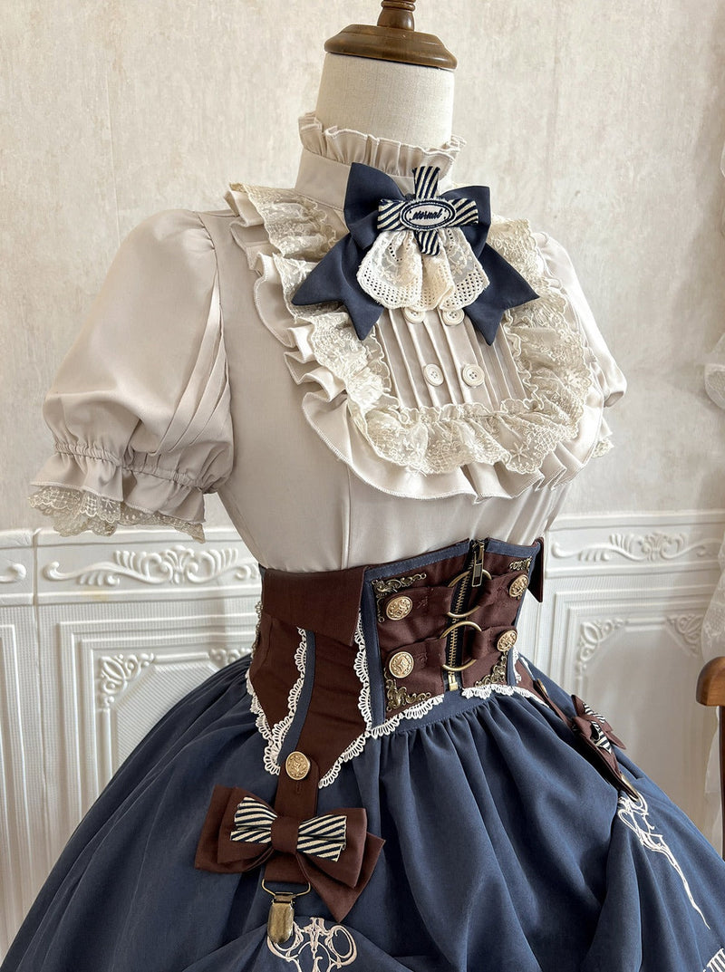 [pre-order] Lolita Retro Shirt + Belt + Skirt
