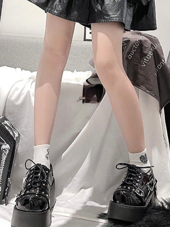 Lolita Punk Studded Platform Shoes
