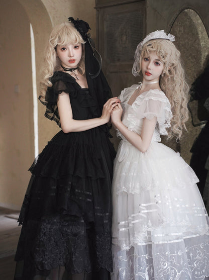 Summer Tiered Lolita Dress + Lolita Jumper Skirt