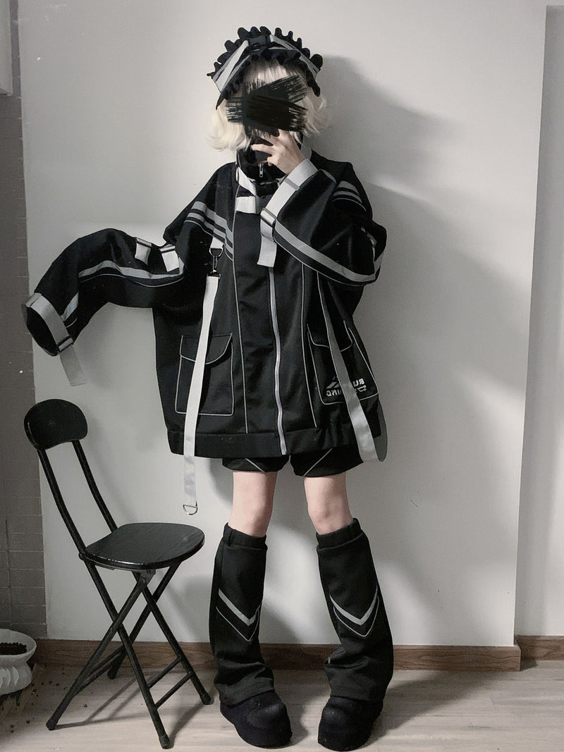 [angel Style] Charge Electronics Original Cyberpunk Sportswear Jacket