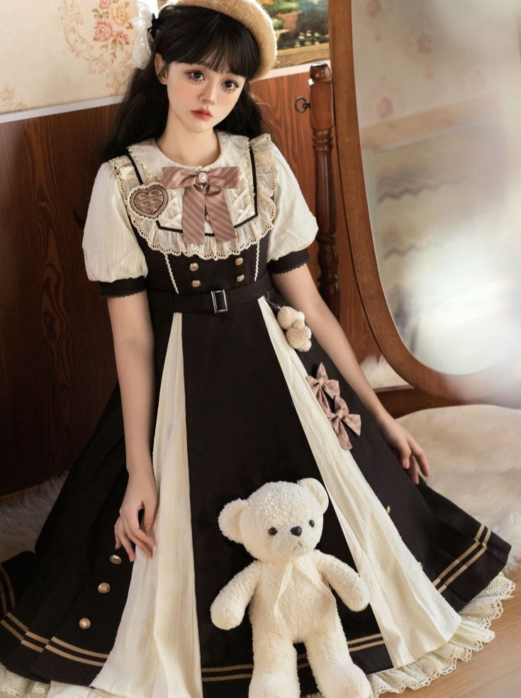 Chocolate Girly Retro Lolita Dress