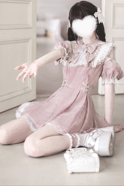 [pre-order] Sweet Plaid Sweet Girly Dress