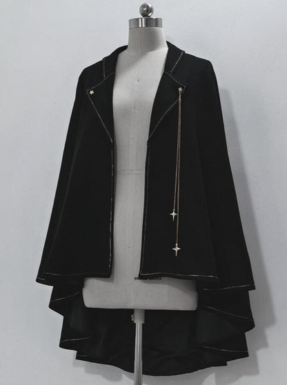 Dark Prince Hooded Cape + Rabbit Hooded Vest + Pumpkin Pants + Ruffle Shirt + Big Waist Ribbon [pre-order]