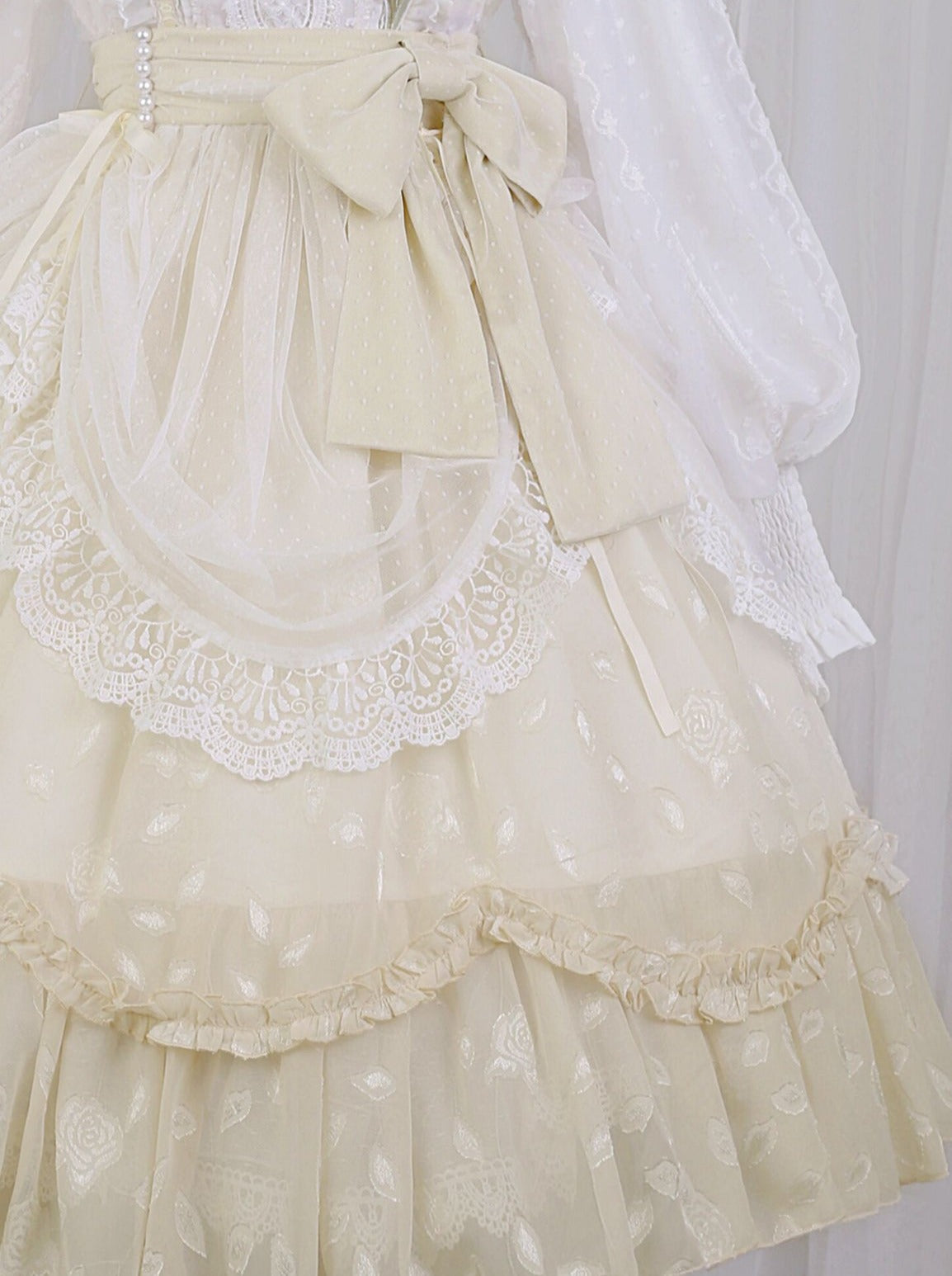 Pure Girly Tulip Ruffle Lolita Dress