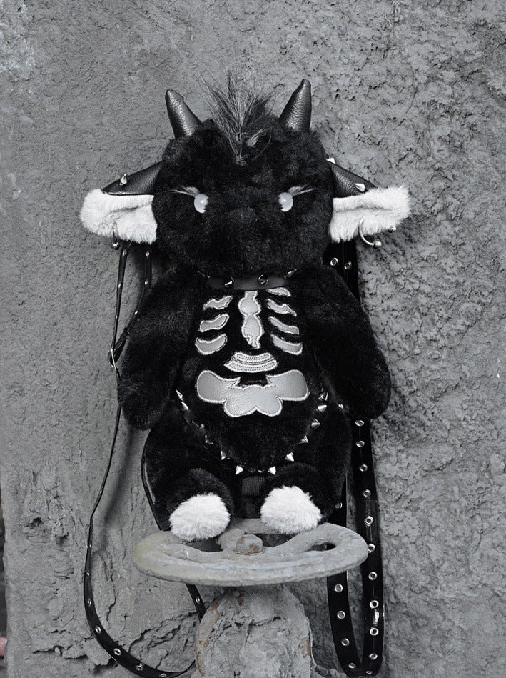 Satan Hell Lamb Punk Rock Shoulder Dark Hand Crossbody Doll Bag