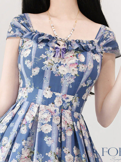 Forest Basket Retro Classic Lolita Dress + Cardigan