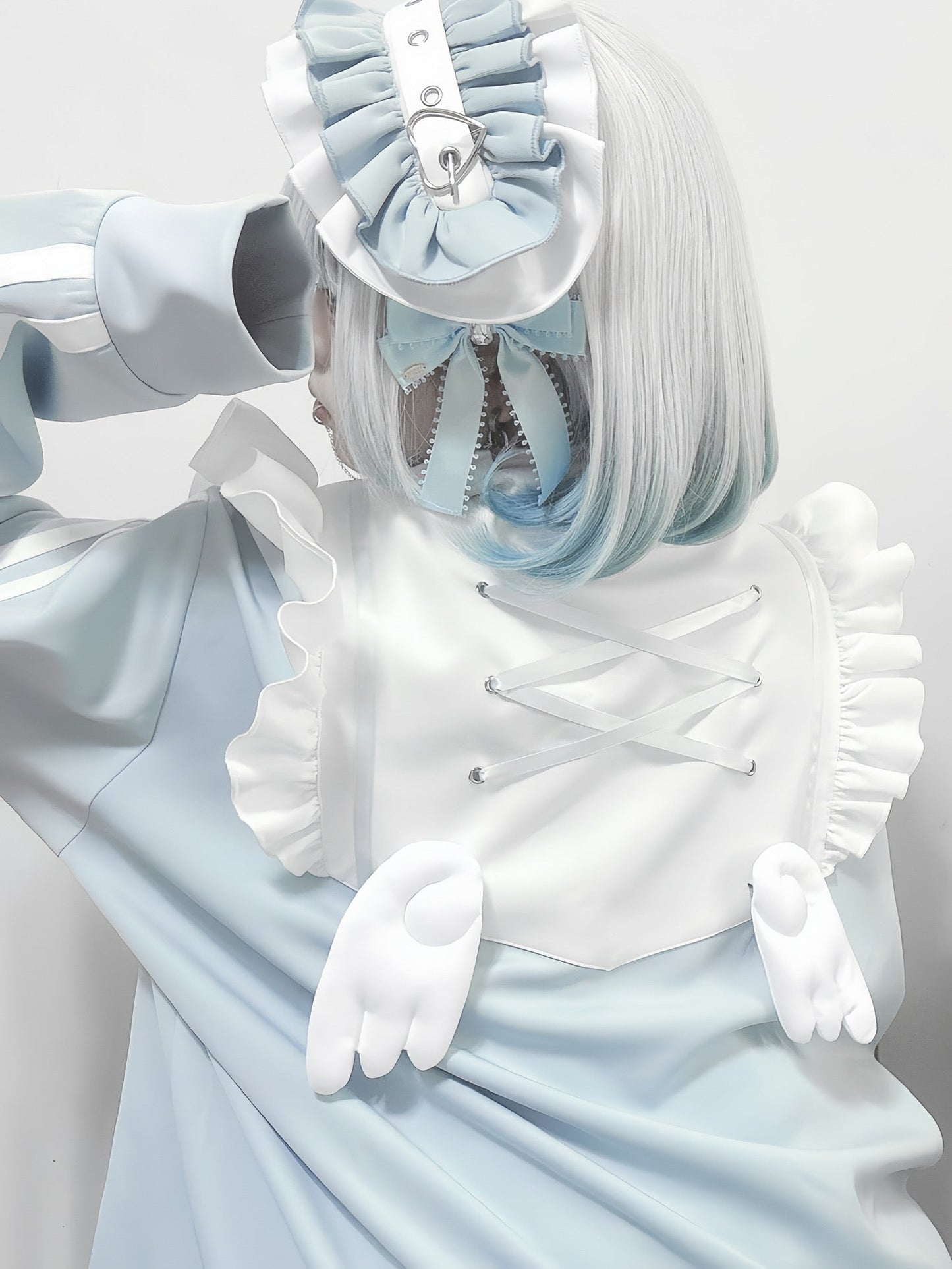 Bionic Angel Aqua Detachable Sleeve Jacket + Pants + Leg Warmers