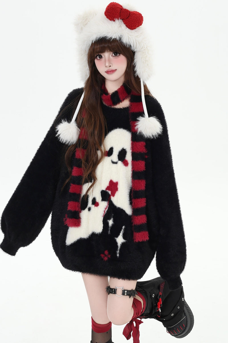 Ghost Over Tops + Scarf