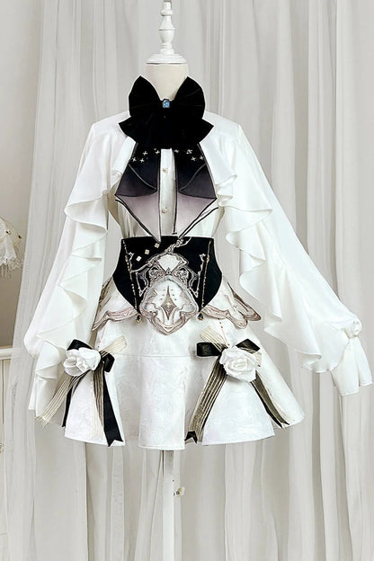 [pre-order] Flower Skirt + Ruffle Top + Waist Belt