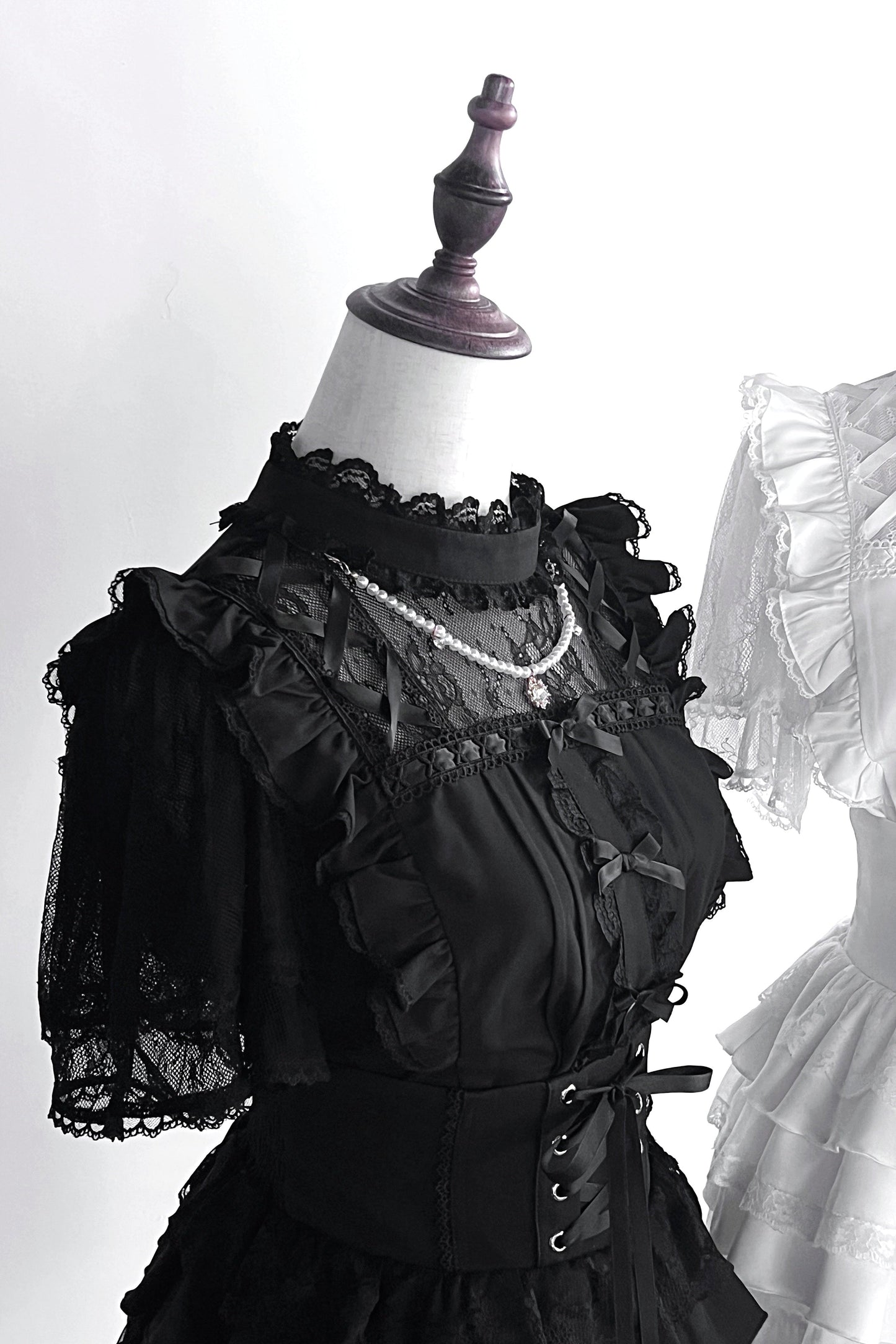 Jirai Lace Top + Tiered Skirt