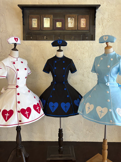 [pre-order Deadline: May 4] Heart Cross Nurse Cosplay Lolita Dress