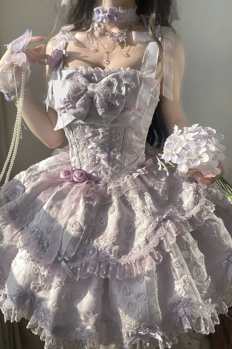 [pre-order] Candy Color Dreamy Doll Lolita Dress + Hair Accessories