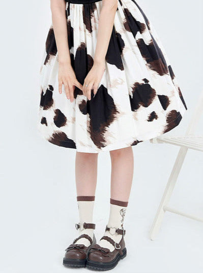 Lolita Low-heel Love Bear Claw Retro Shoes