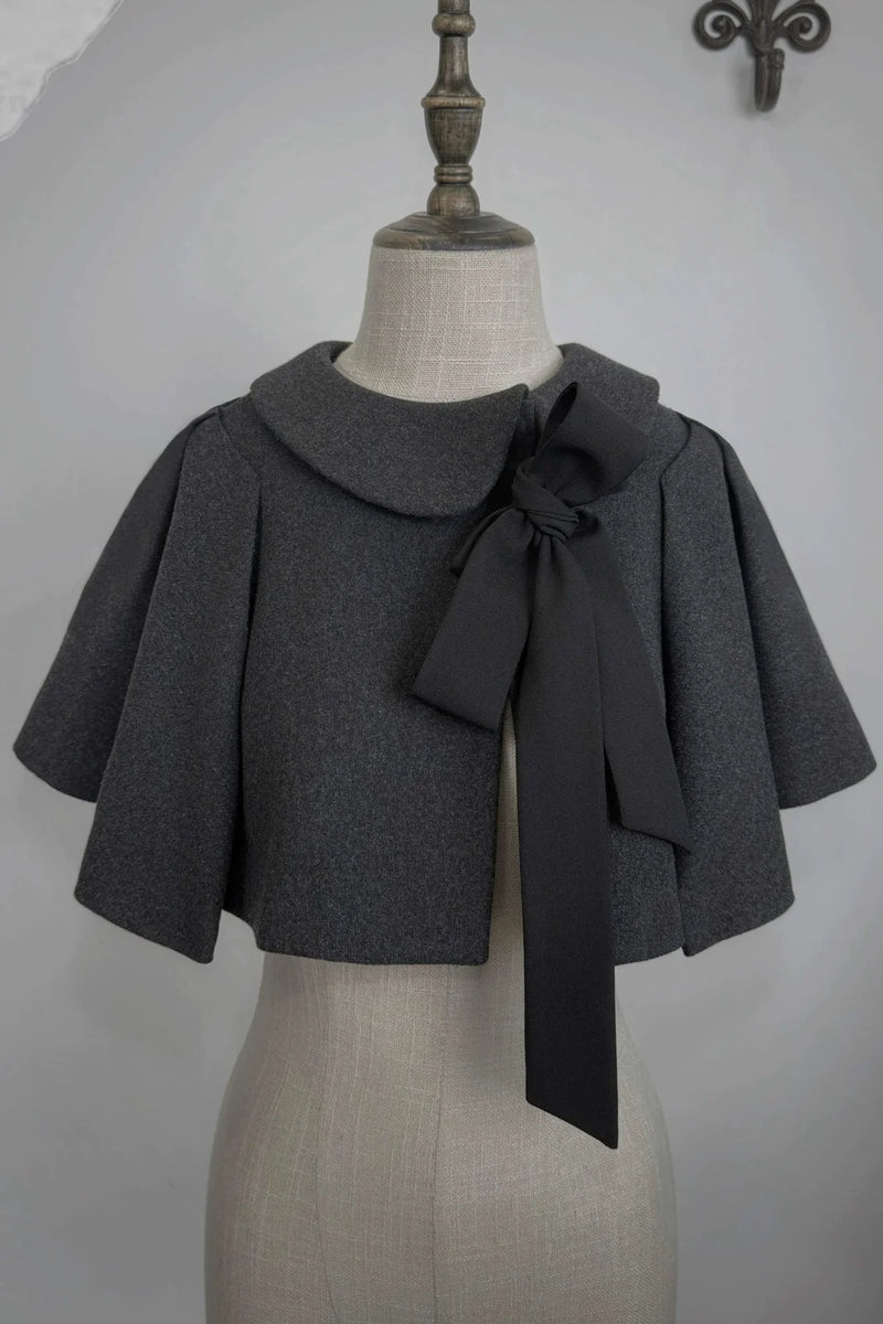 British Detective Lolita Coat + Cape + Skirt + Shirt + Bag + Brooch + Hat + Beret + Necklace